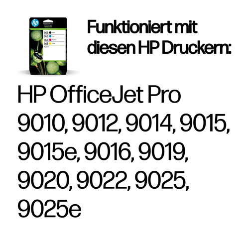 HP [6ZC70AE] Nr.963Multipack Tinte black. cyan. magenta. yellow