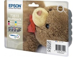 Epson T0615 [C13T06154010] MultiPack (C13T06114010+C13T06124010+C13T06134010+C13T06144010) black+cyan+magenta+yellow Tinte