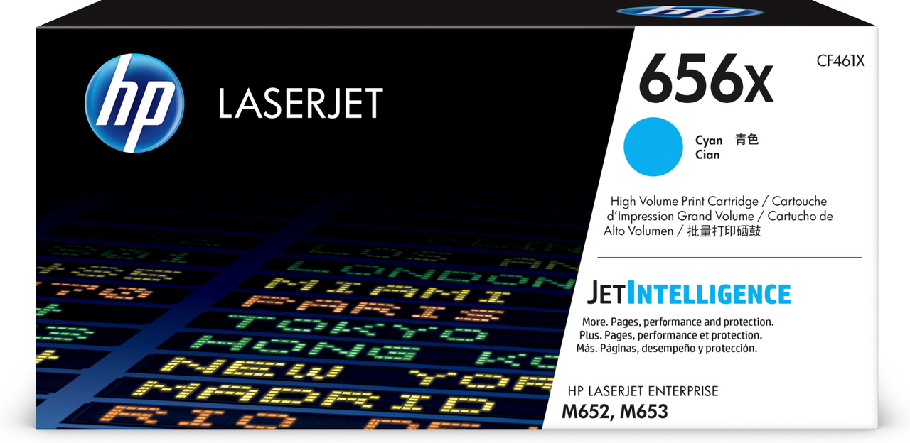 HP 656X [CF461XC] HC cyan Toner