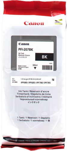 Canon PFI-207BK [8789B001] black Tinte