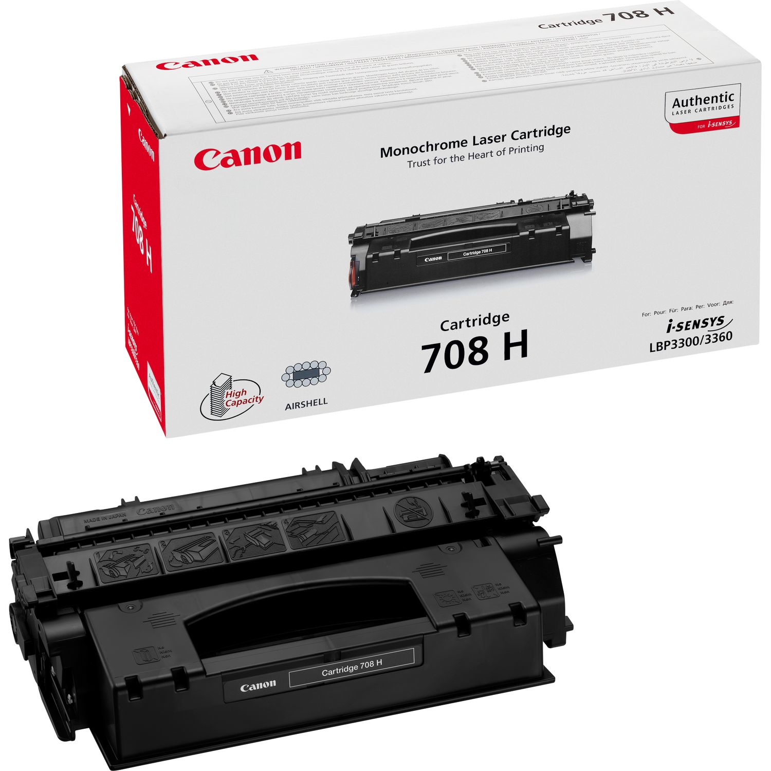 Canon EP-708H [0917B002] HC black Toner