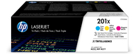 HP 201X [CF253XM] HC MultiPack (CF401X+CF402X+CF403X) cyan+magenta+yellow Toner