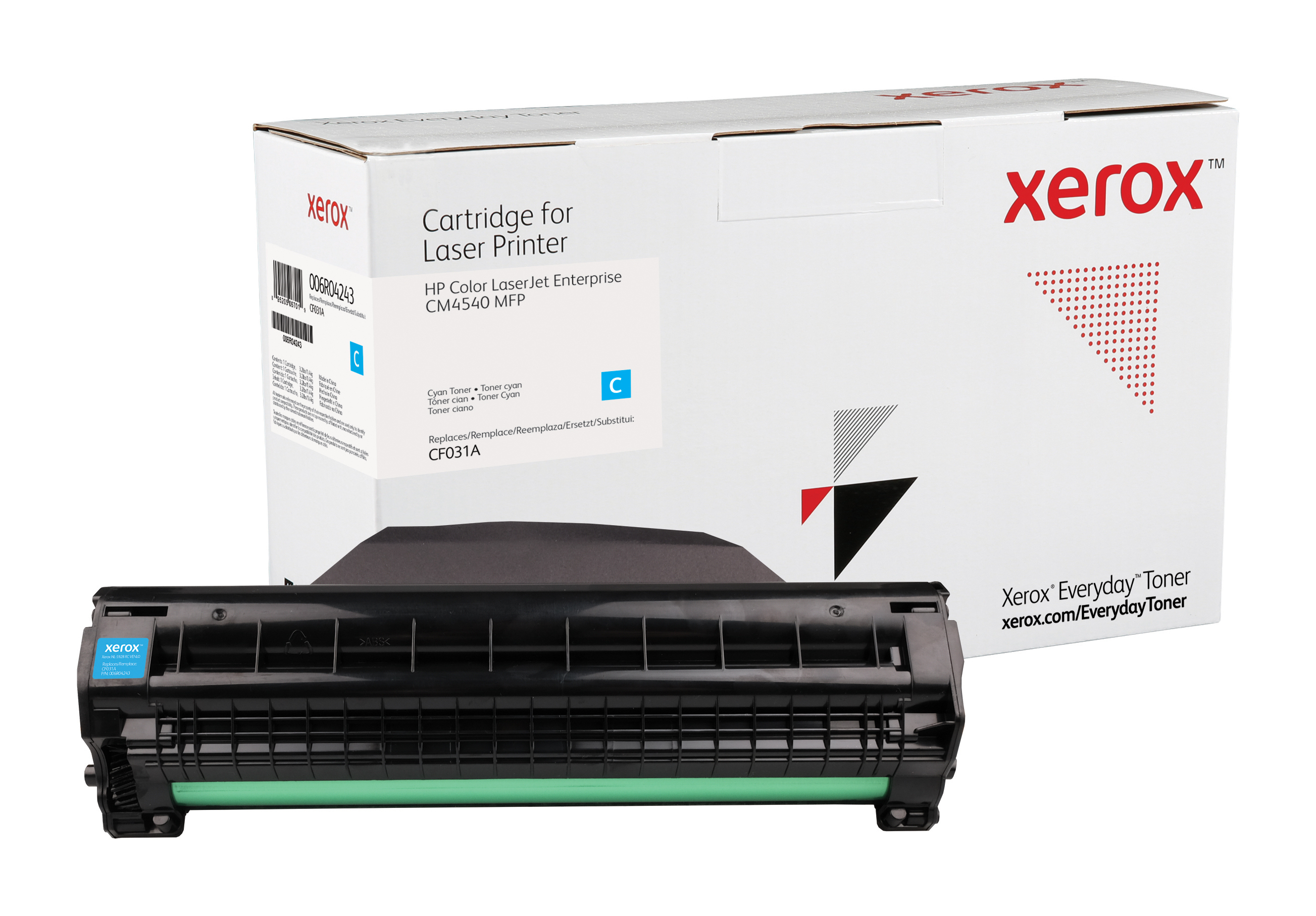 Toner f. HP Color LaserJet CM4540 [w.CF031A] Nr.646A cyan (32)