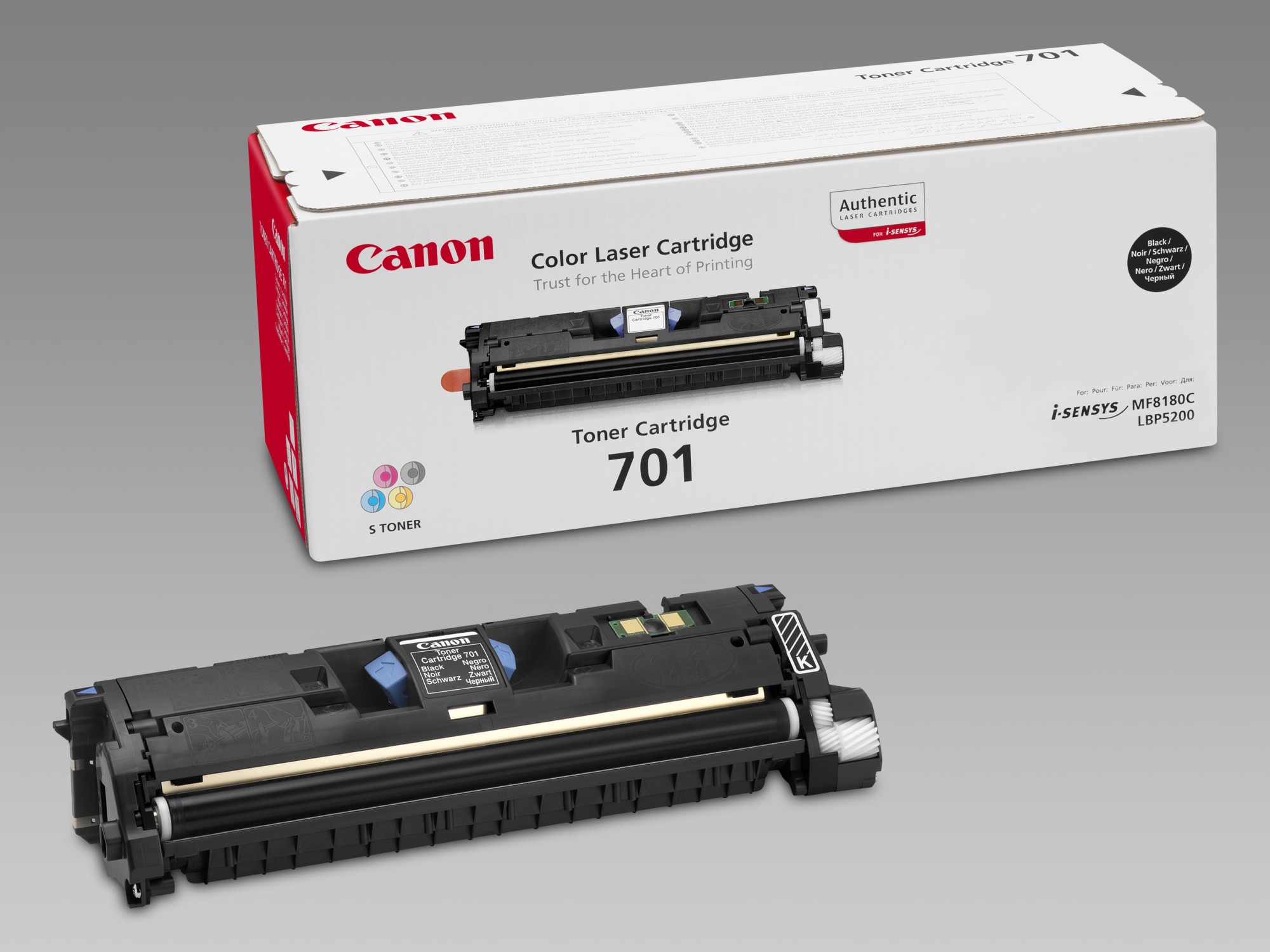 Canon 701BK [9287A003] HC black Toner