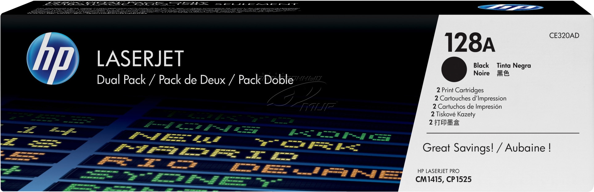 HP 128A [CE320AD] TwinPack black Toner