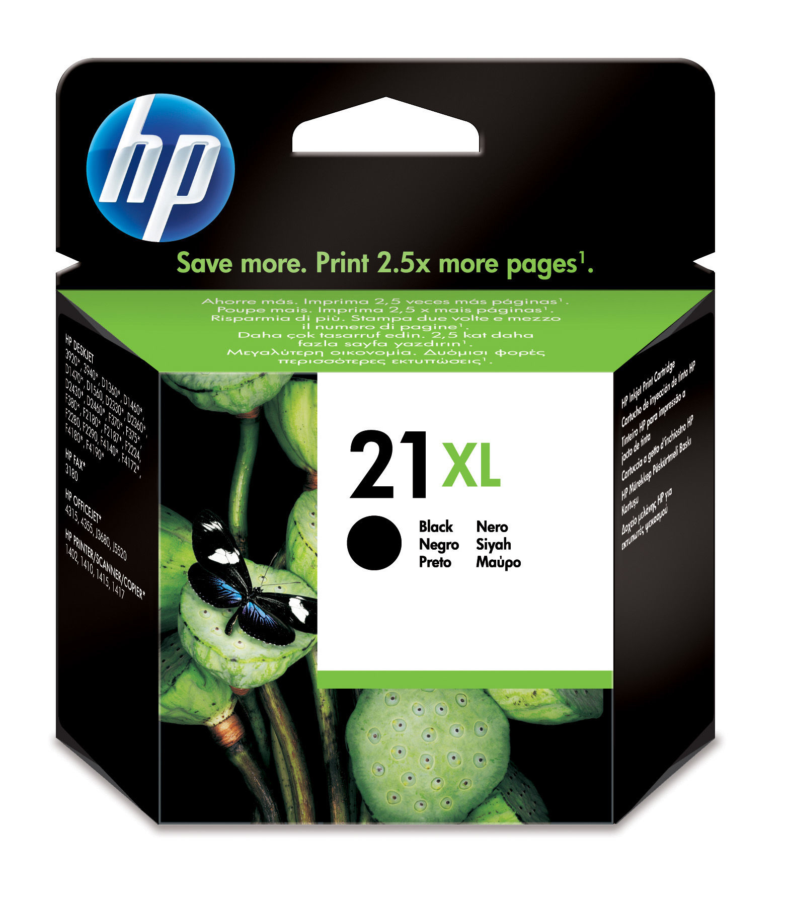 HP 21XL [C9351CE] HC black Tinte