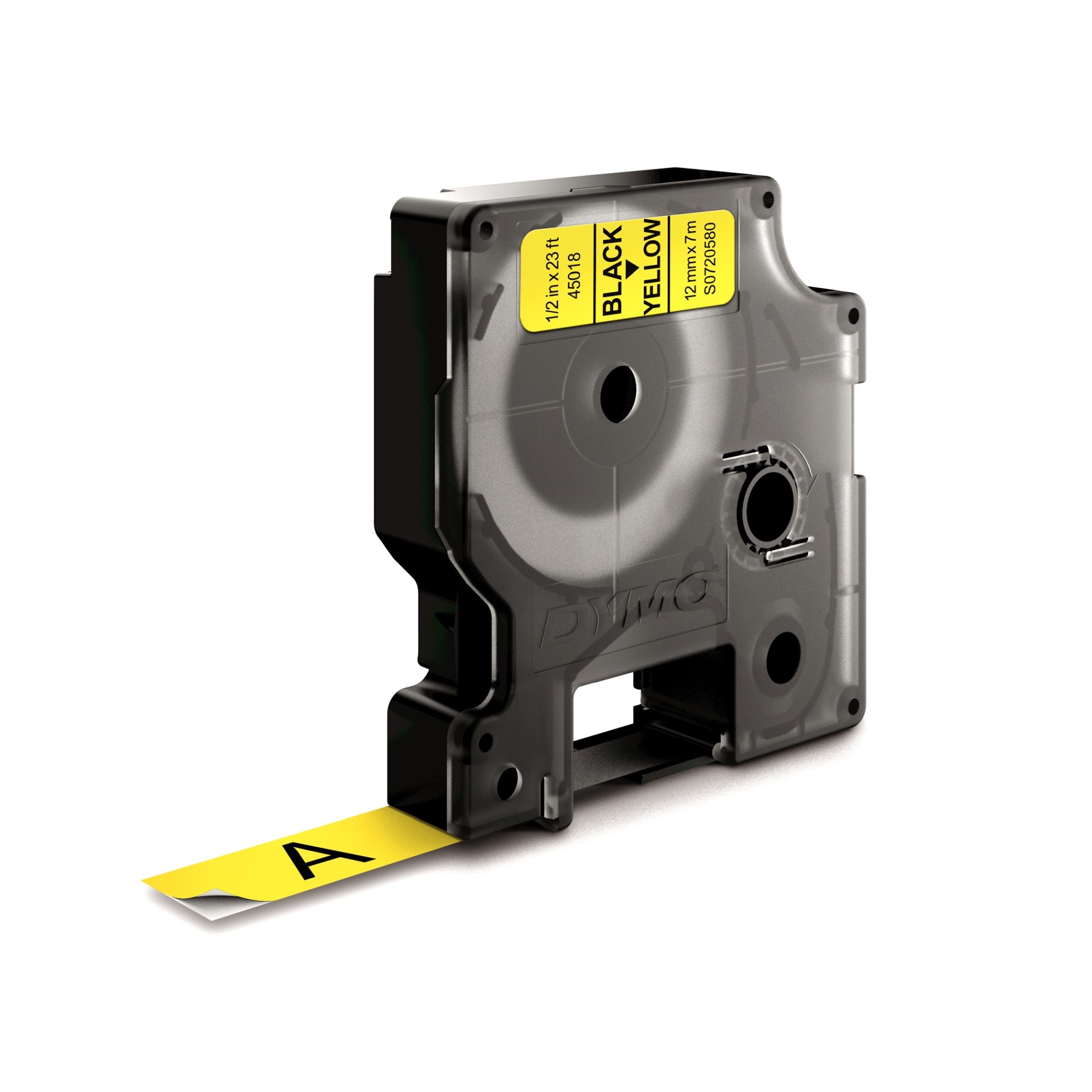 Dymo [S0720580] 12mm x 7m black/yellow Schriftband