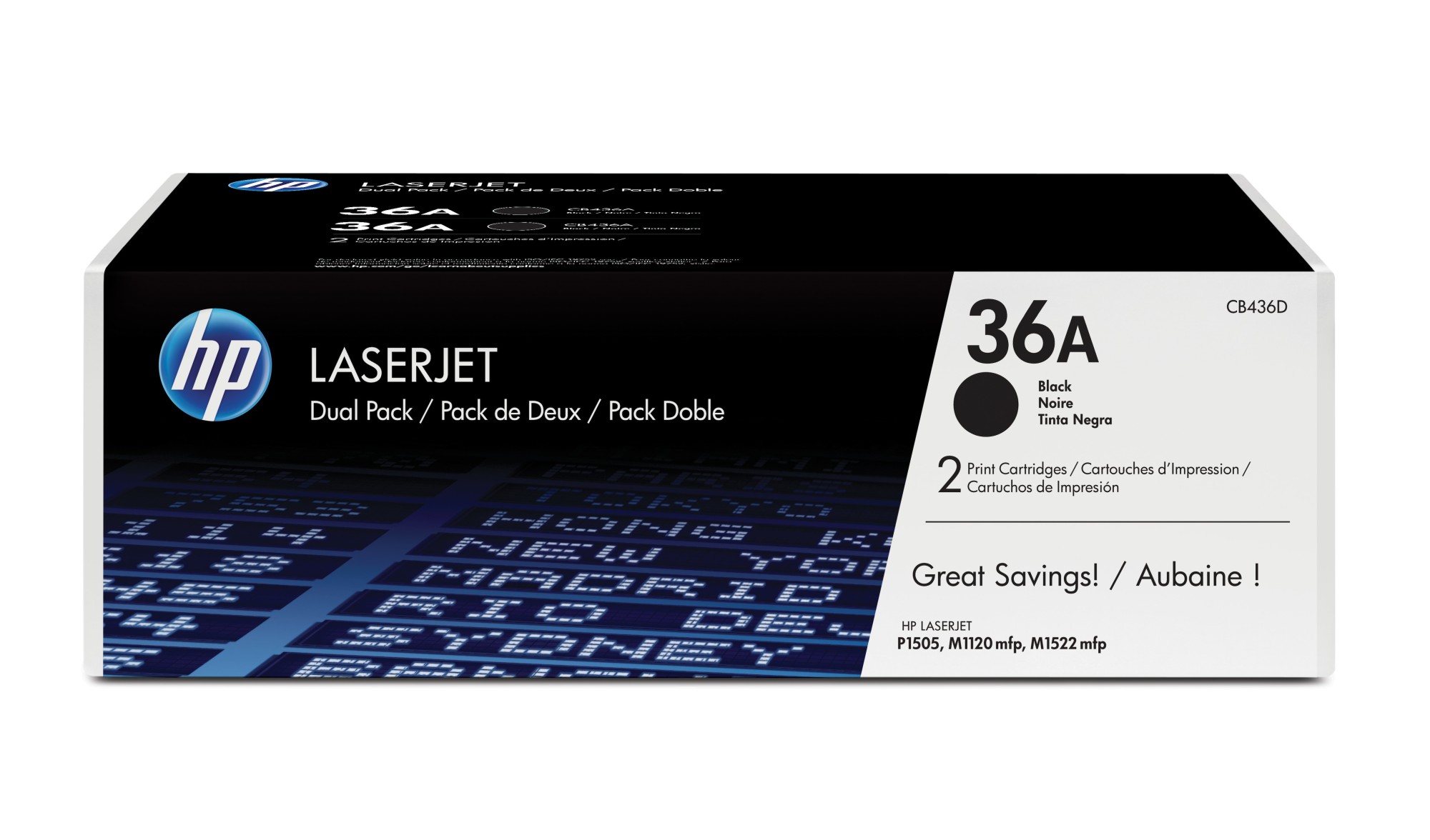 HP 36A [CB436AD] TwinPack (2xCB436A) black Toner