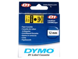 Dymo [S0720580] 12mm x 7m black/yellow Schriftband