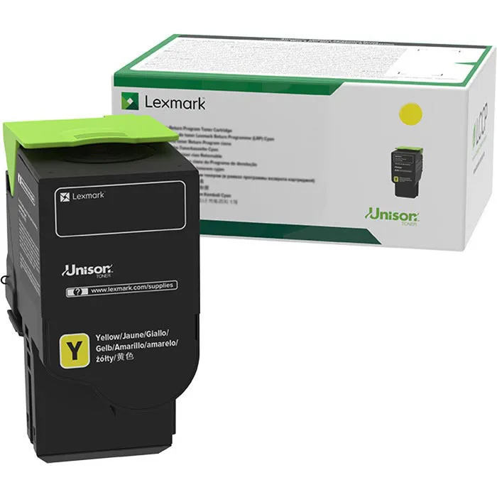 Toner f. Lexmark CS421/CS521/CS622/CX625 [78C2XYE] HC yellow