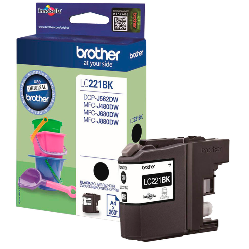 Brother [LC-221BK] Tinte black