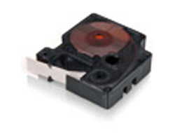 Dymo [1805422] Vinyl 19mm x 5,5m white/red Schriftband