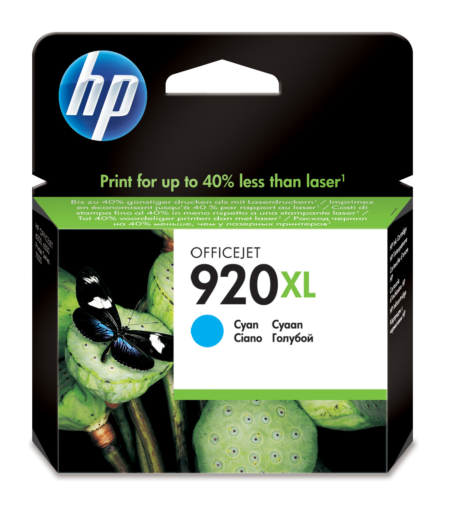 HP 920XL [CD972A] HC cyan Tinte