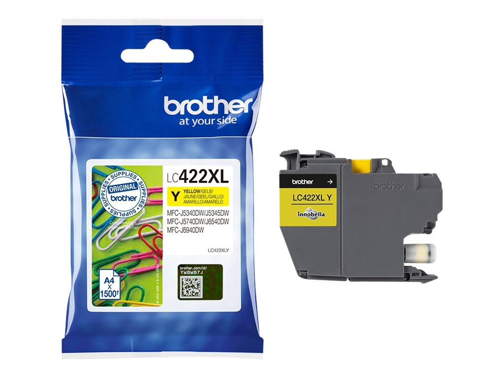 Brother [LC-422XLY] HC gelb Tinte