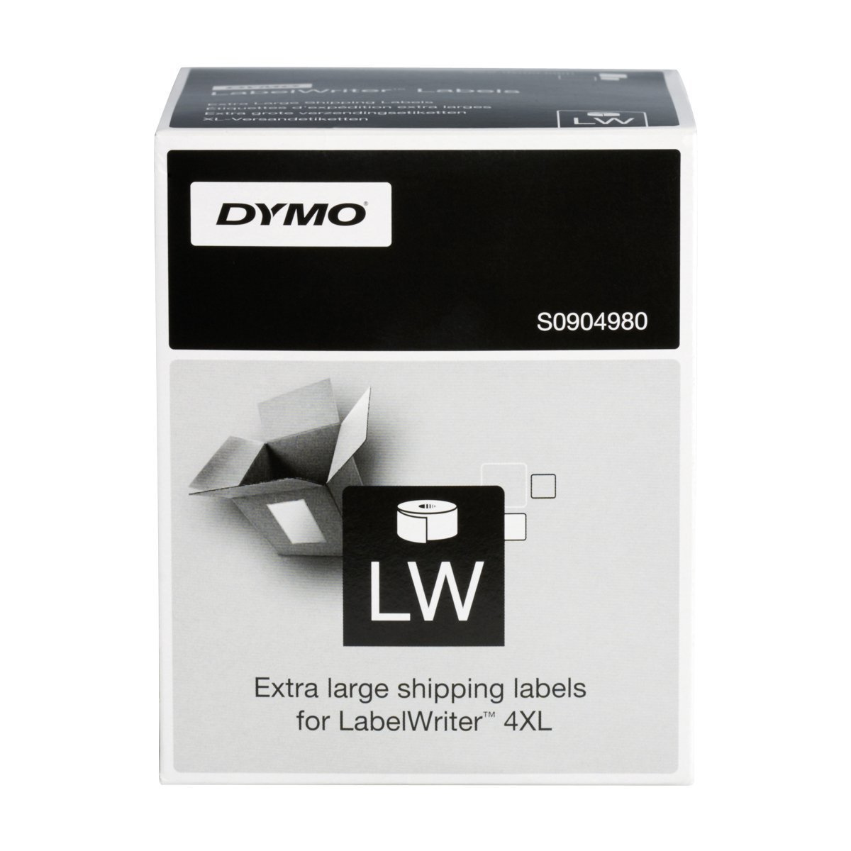 Etiketten f. Dymo Lablewriter 4XL [S0904980] 104x159mm 250 Stk/Rolle