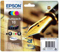 Epson 16 [C13T16264012] MultiPack (T1621+T1622+T1623+T1624) black+cyan+magenta+yellow Tinte
