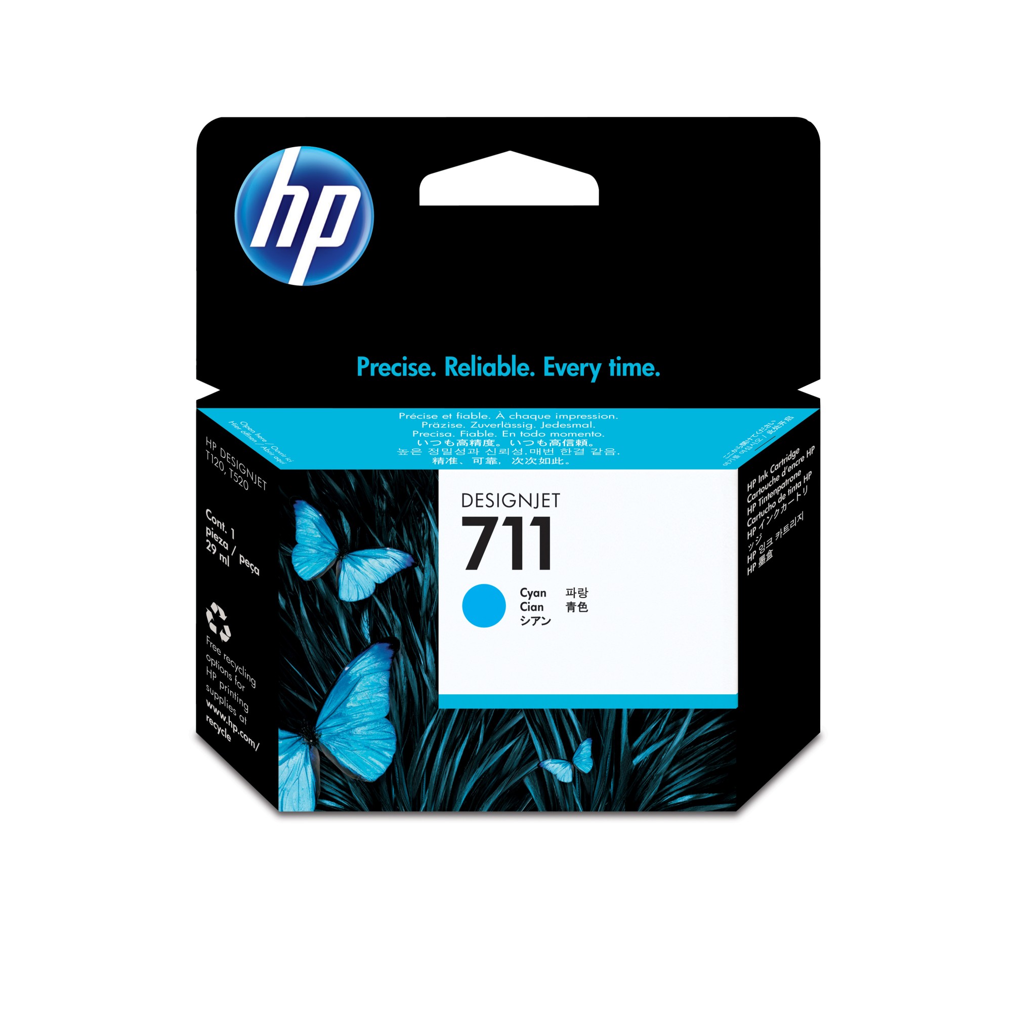 HP 711 [CZ130A] cyan Tinte