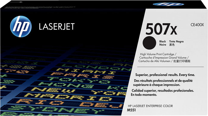 HP 507X [CE400X] HC black Toner