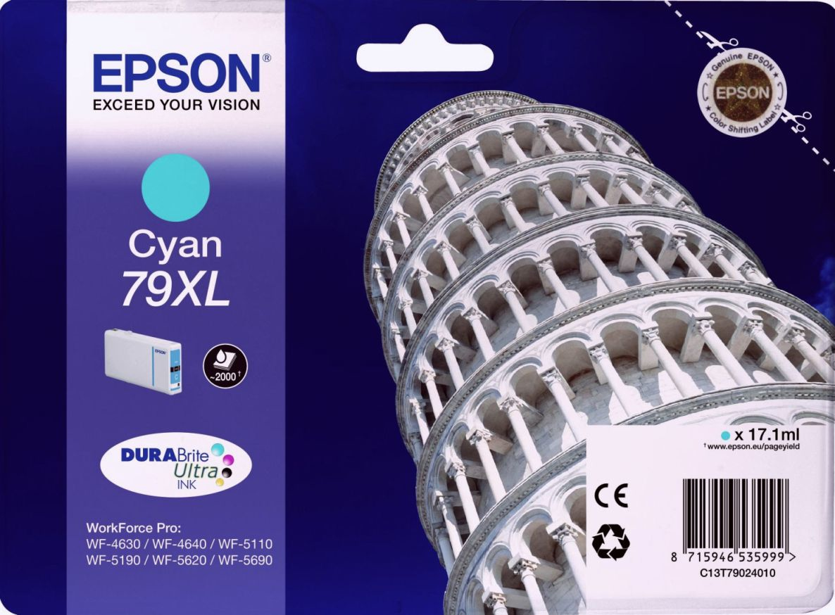 Epson 79XL [C13T79024010] HC cyan Tinte