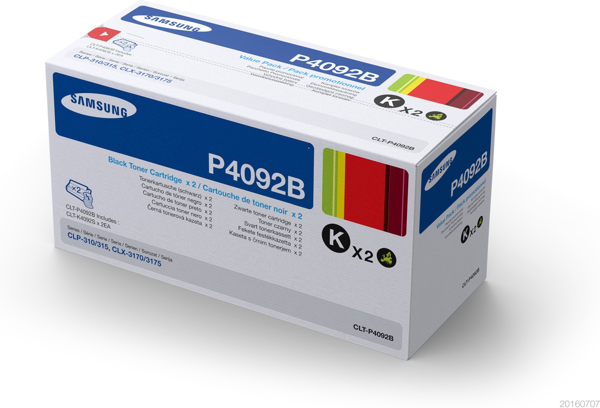 Samsung CLT-P4092B [SU391A] TwinPack (2xSU138A) black Toner