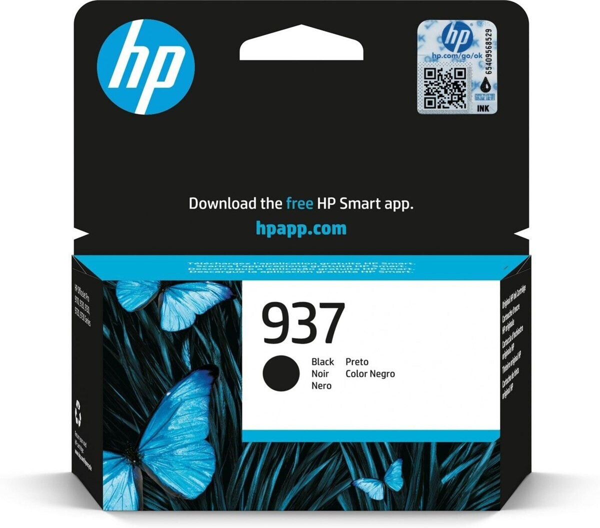 HP 937 [4S6W5NE] schwarz Tinte