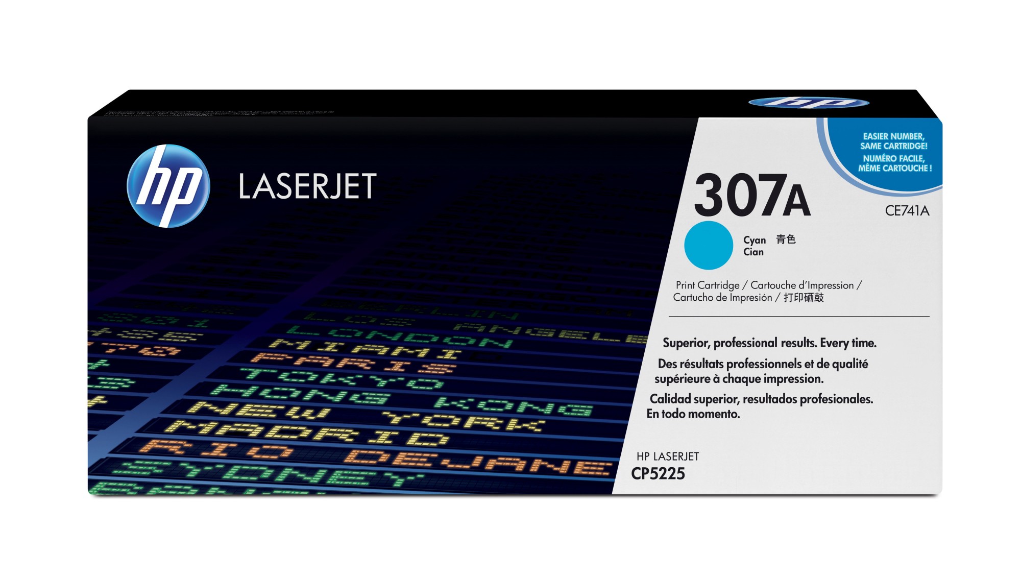 HP 307A [CE741A] cyan Toner