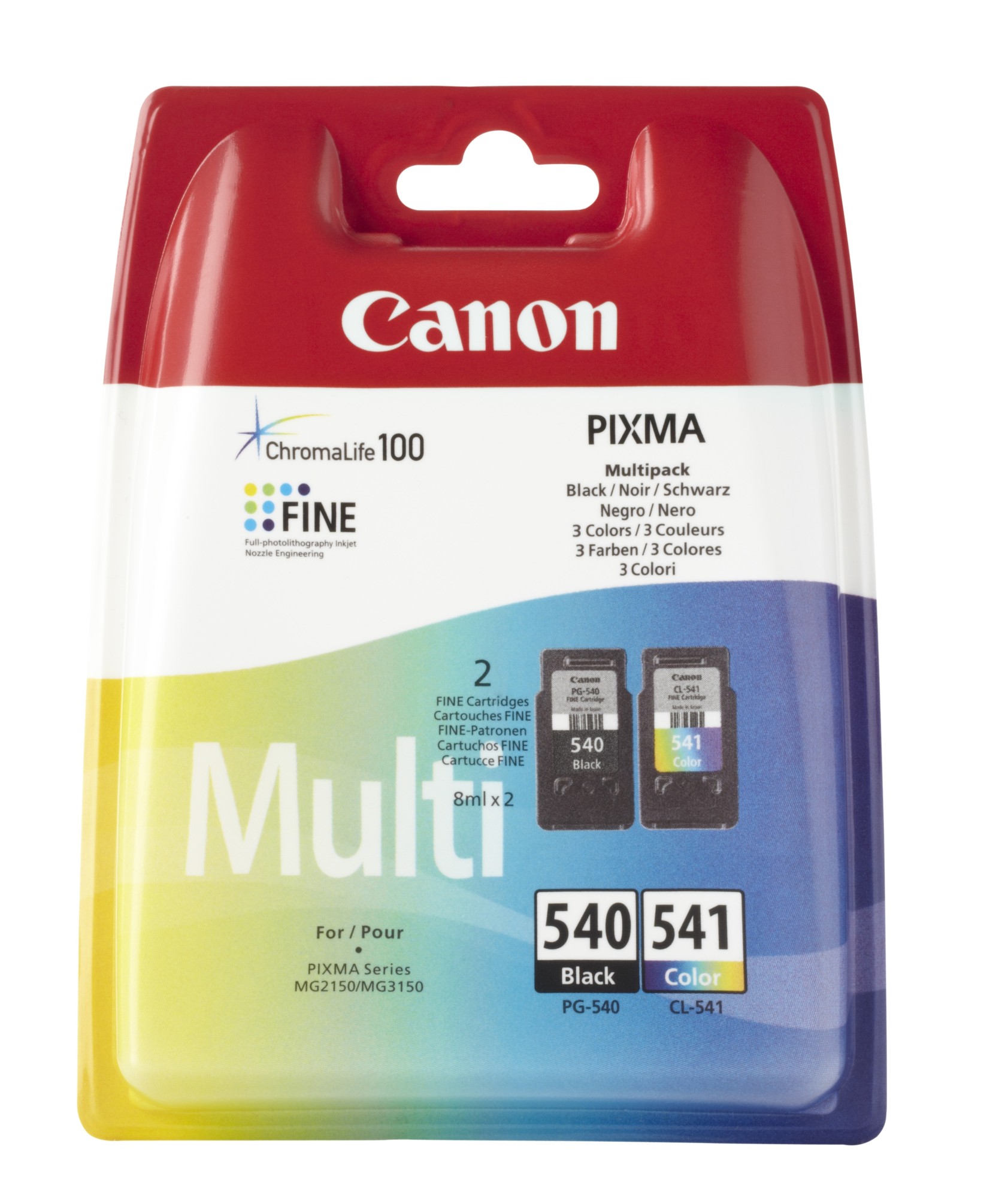 Canon PG-540+CL-541 [5225B006] MultiPack (5225B005+5227B005) black+color Tinte