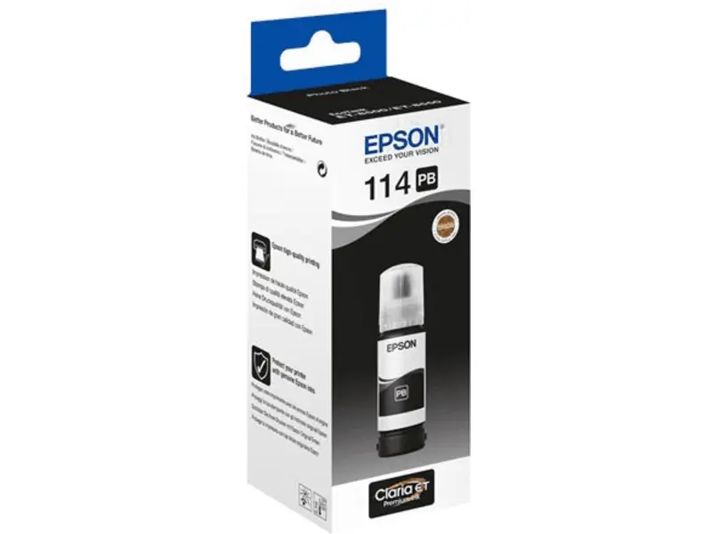 Epson [C13T07B140] Nr.114 EcoTank Foto schwarz Tinte