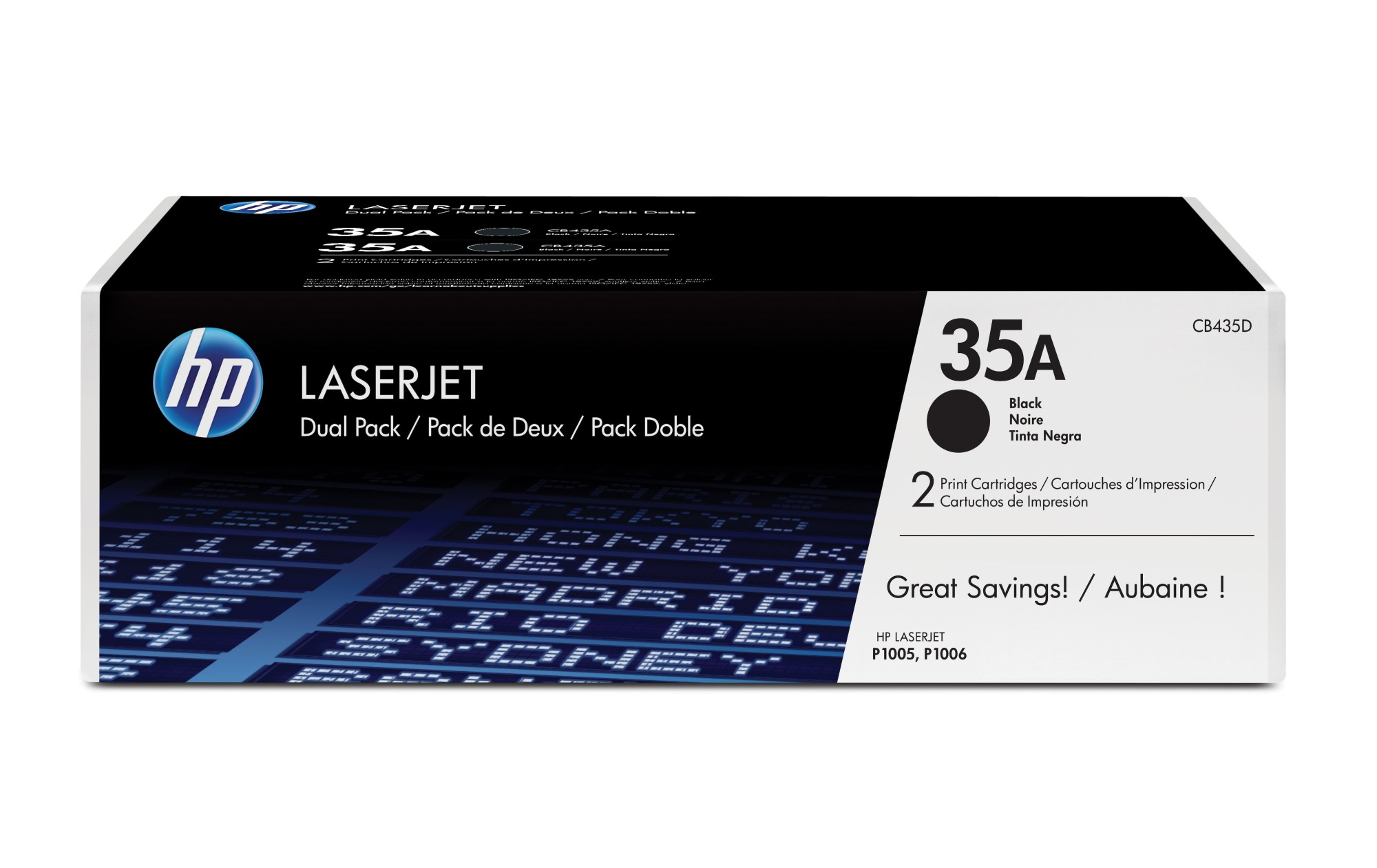 HP 35A [CB435AD] TwinPack (2xCB435A) black Toner