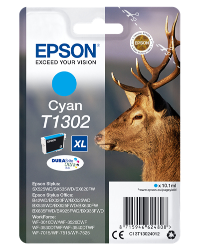 Epson T1302 [C13T13024012] cyan Tinte