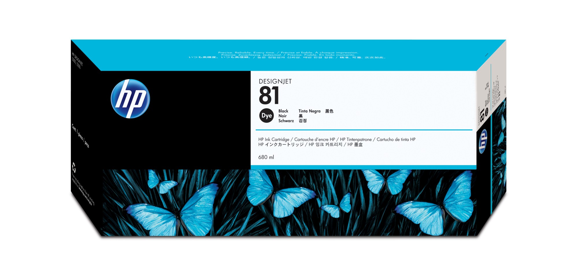 HP 81 [C4930A] black Tinte