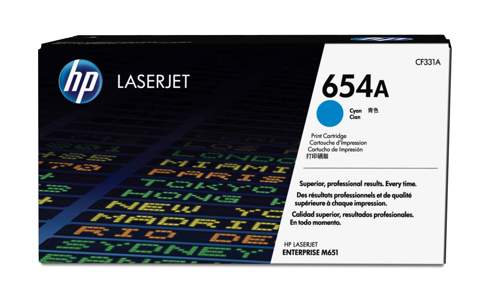 HP 654A [CF331A] cyan Toner