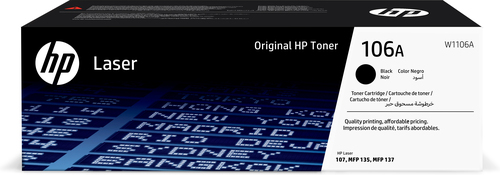 Toner f. HP Laser 135/107 [W1106A] Nr.106A black