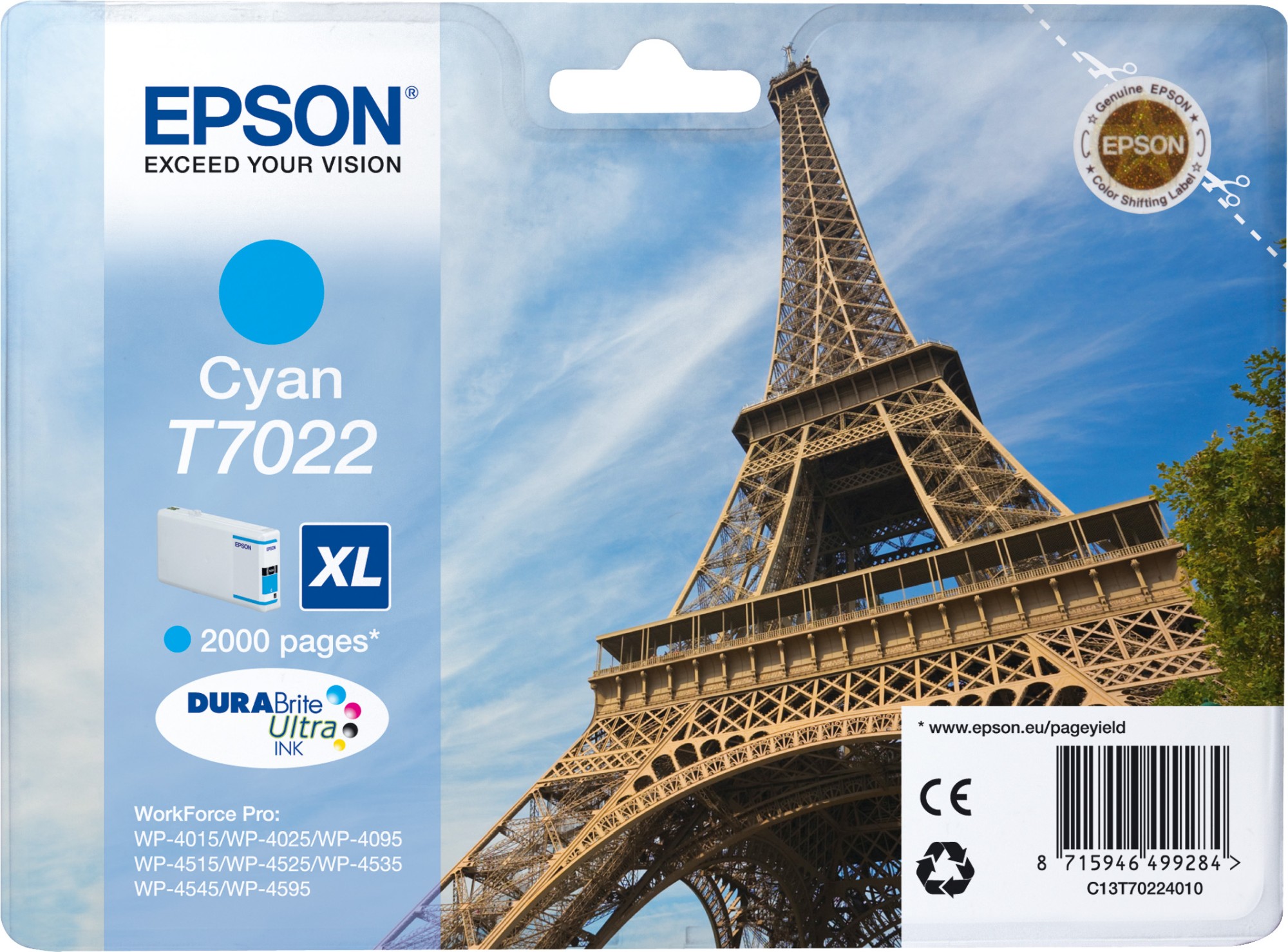 Epson T7022 [C13T70224010] cyan Tinte