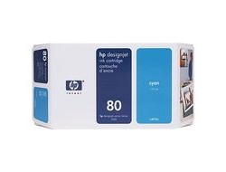 HP 80 [C4872A] cyan Tinte