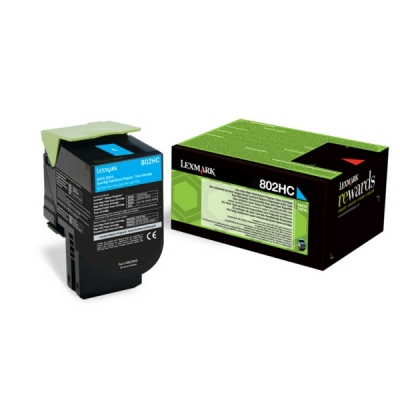 Lexmark 802HC [80C2HC0/80C2HCE] HC cyan Toner