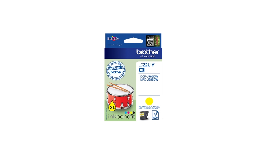 Brother [LC-22UY] yellow Tinte