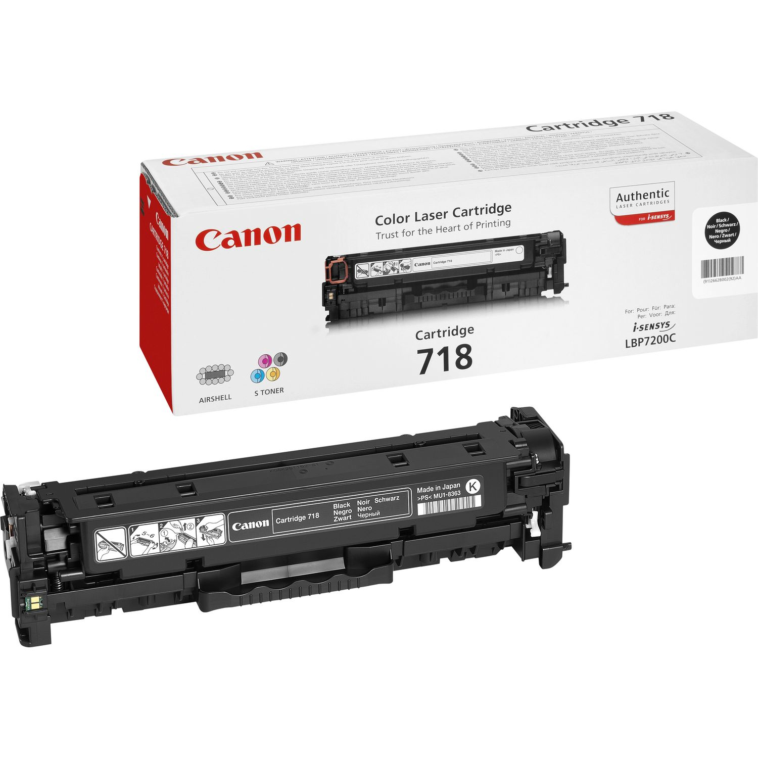 Canon 718B [2662B002] black Toner