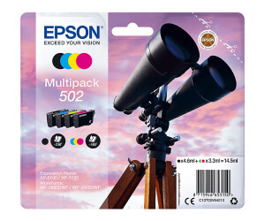 Epson 502 [C13T02V64010] Multipack black+cyan+magenta+yellow Tinte