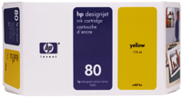 HP 80 [C4848A] HC yellow Tinte