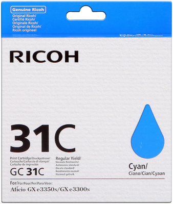 Ricoh GC-31C [405689] cyan Tinte