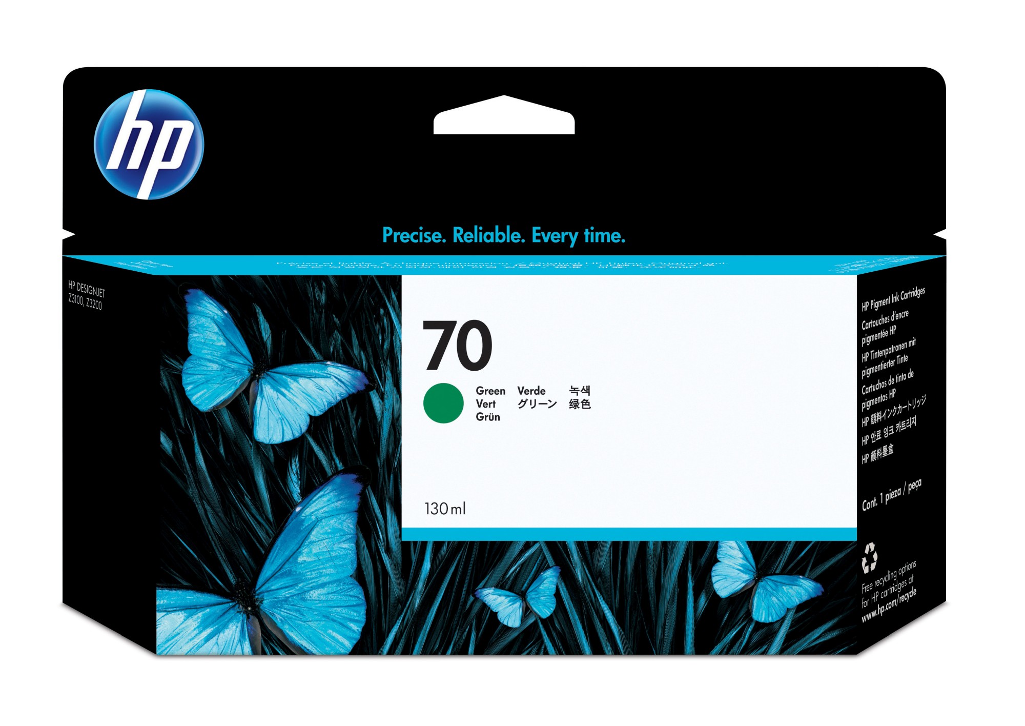HP 70 [C9457A] green Tinte