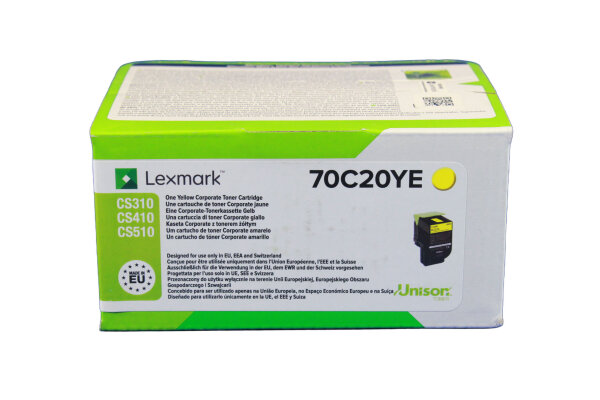 Lexmark [70C20YE] gelb Toner