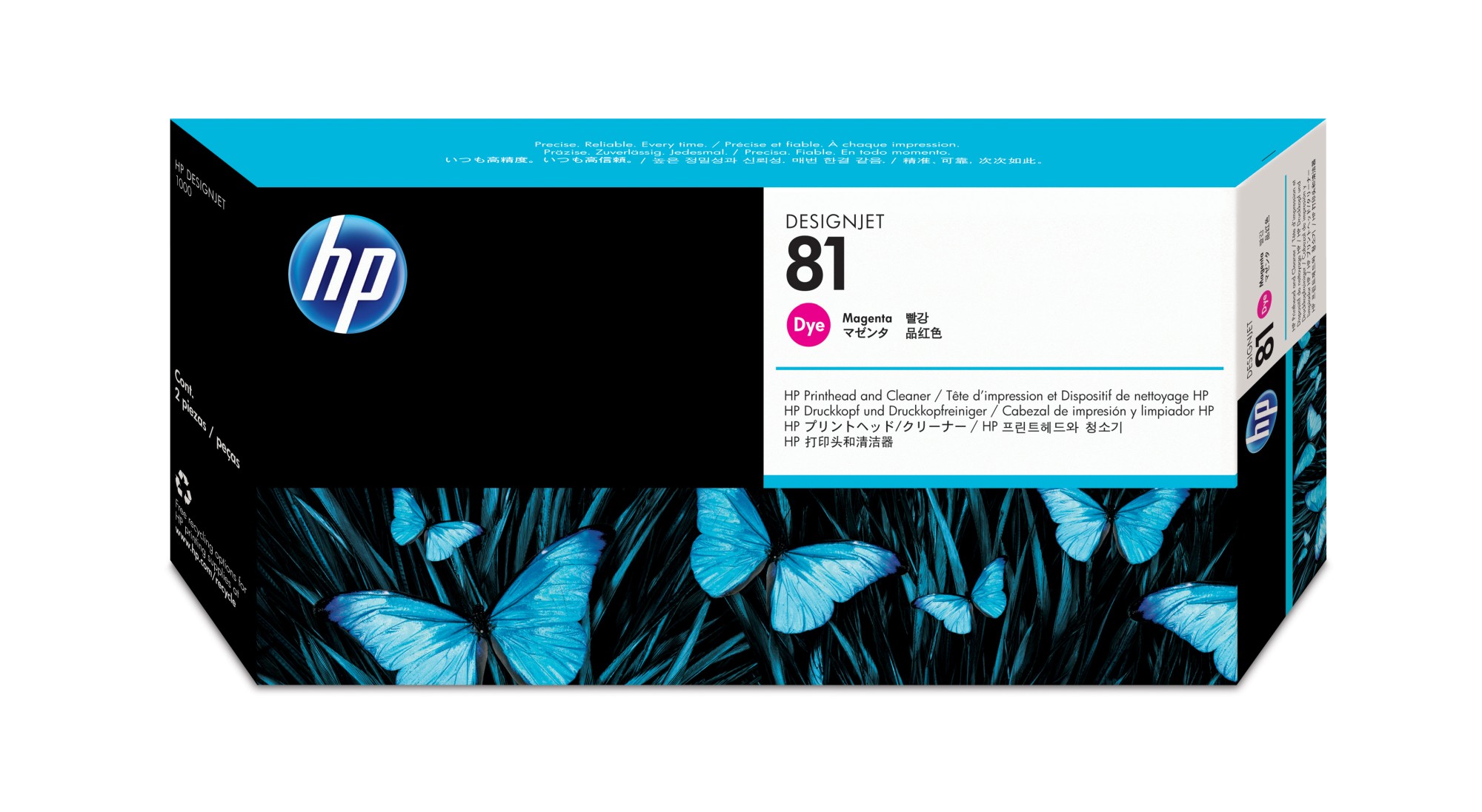 HP 81 [C4952A] magenta Druckkopf & Druckkopfreiniger