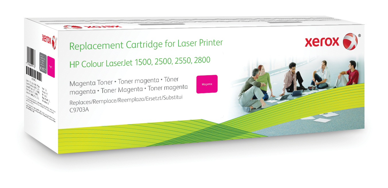 Toner f. HP Color LaserJet 2550 [w.C9703A/w.Q3963A] Nr.121A/122A magenta (12)