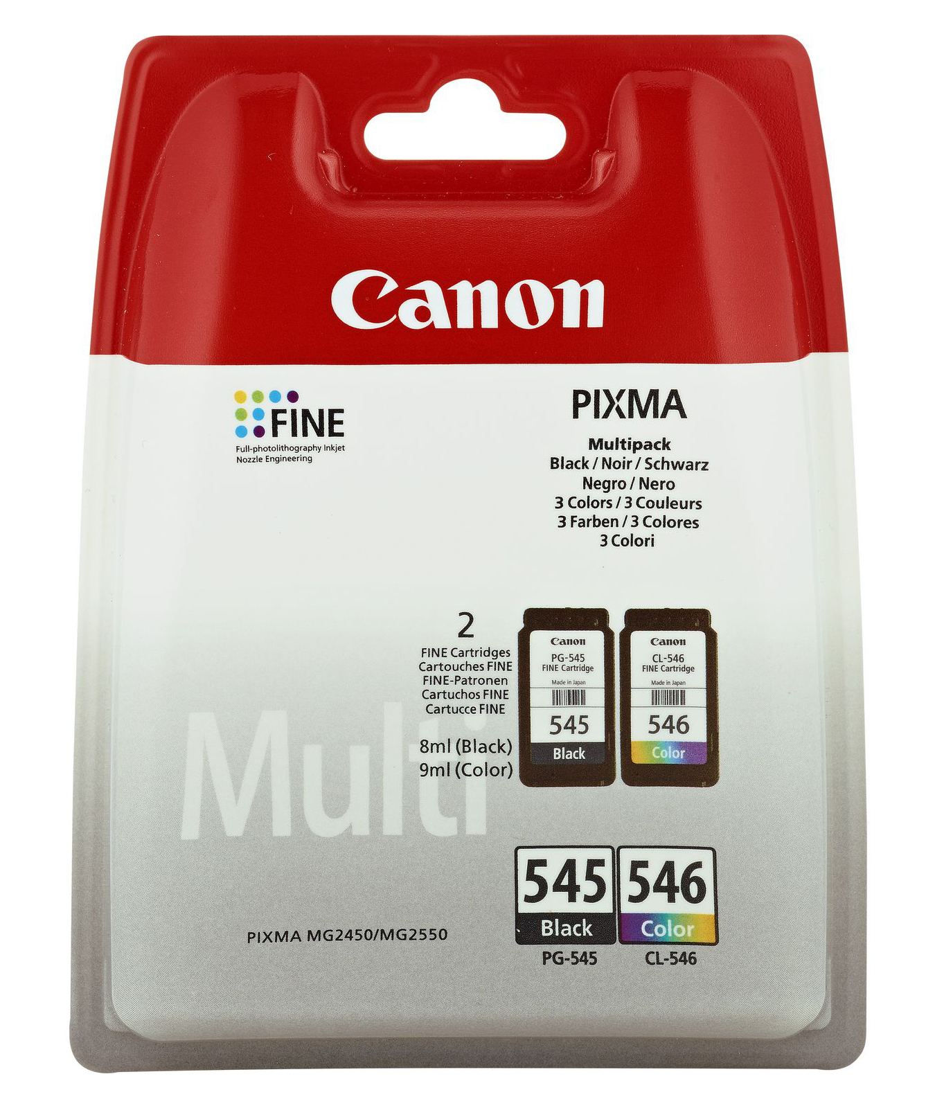 Canon PG-545+CL-546 [8287B005] MultiPack (8287B001+8289B001) black+color Tinte