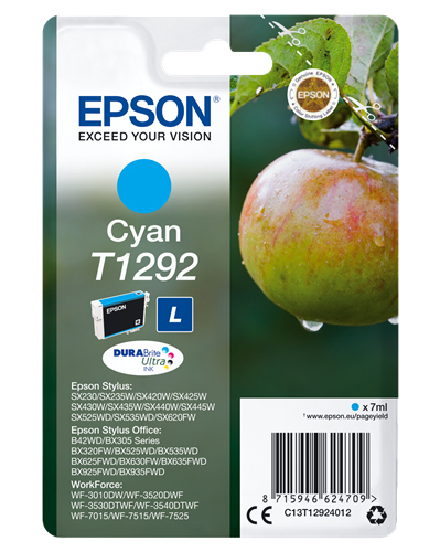 Epson T1292 [C13T12924012] HC cyan Tinte
