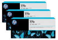 HP 771 [B6Y38A] 3er-Pack (3xB6Y14A) light-grey Tinte