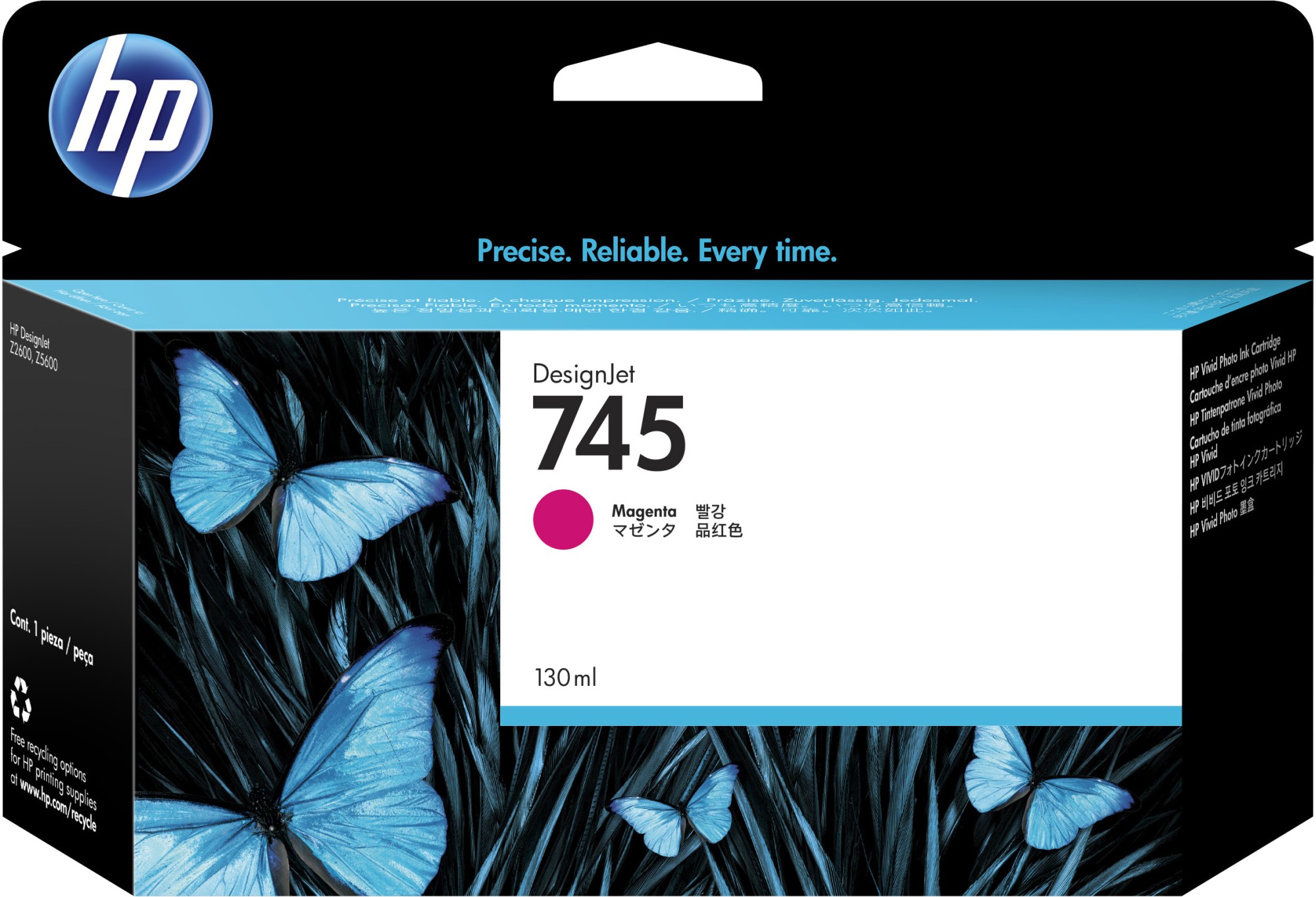 HP 745 [F9J95A] magenta Tinte