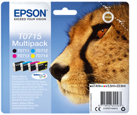 Epson T0715 [C13T07154012] MultiPack (C13T07114012+C13T07124012+C13T07134012+C13T07144012) black+cyan+magenta+yellow Tinte